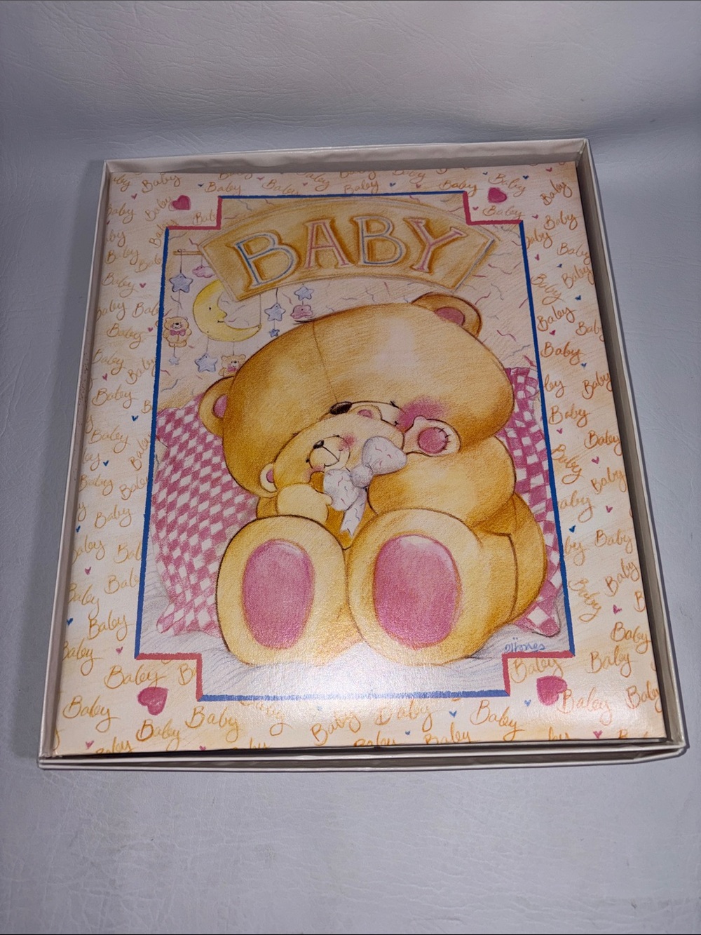 Hallmark Forever Friends Baby Photo Album Book 8 Double Sided Pages NEW Album